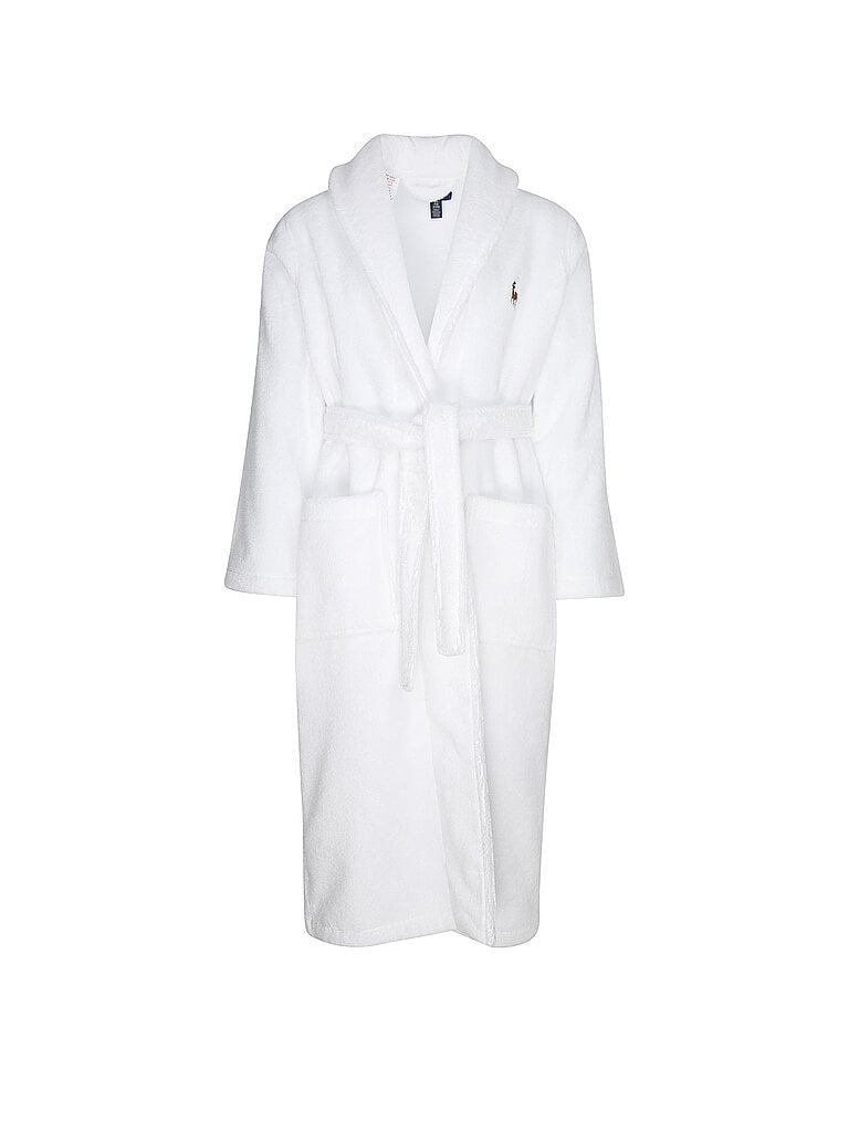 POLO RALPH LAUREN Bademantel weiss | S/M
