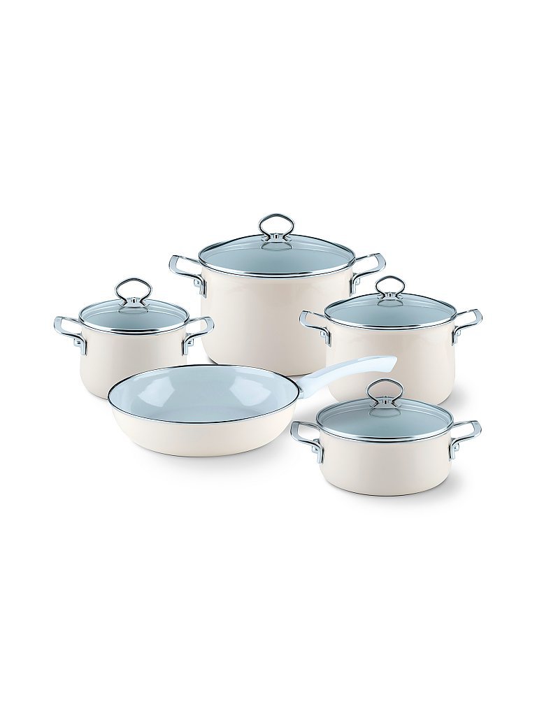 RIESS Kochgeschirr Set 5-tlg. NOUVELLE Creme beige