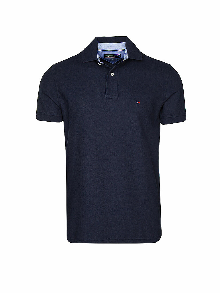 TOMMY HILFIGER Poloshirt Regular Fit blau | S