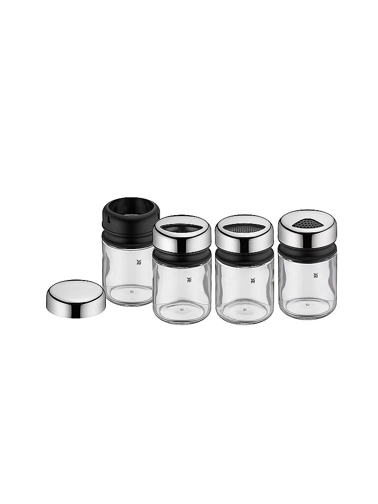 WMF Depot Streuer-Set 4tlg 9,5cm Glas/Cromargan