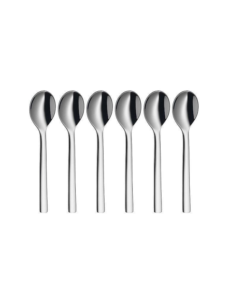 WMF Espressolöffel-Set 6-teilig NUOVA 11cm Cromargan  silber