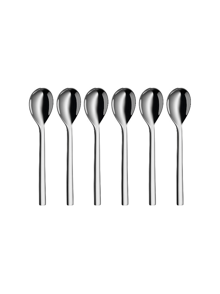 WMF  Kaffeebecherlöffel-Set 6-teilig 15,5cm NUOVA Cromargan silber