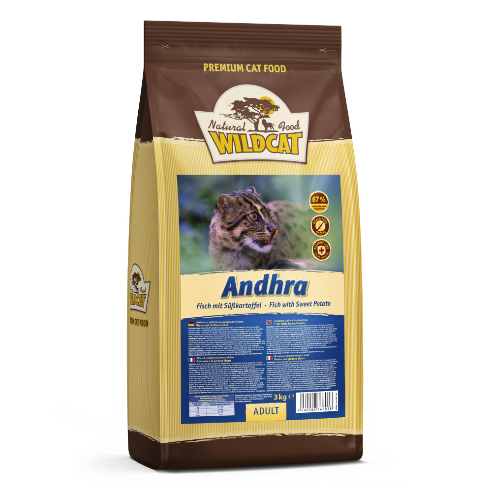 Wildcat | Andhra 10 Sorten Fisch | Adult | 4 x 3 kg