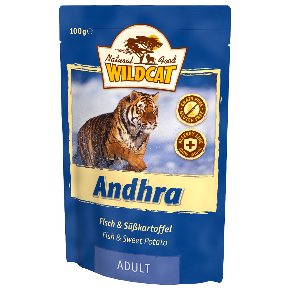 Wildcat | Andhra 10 Sorten Fisch | Adult | 35 x 100 g