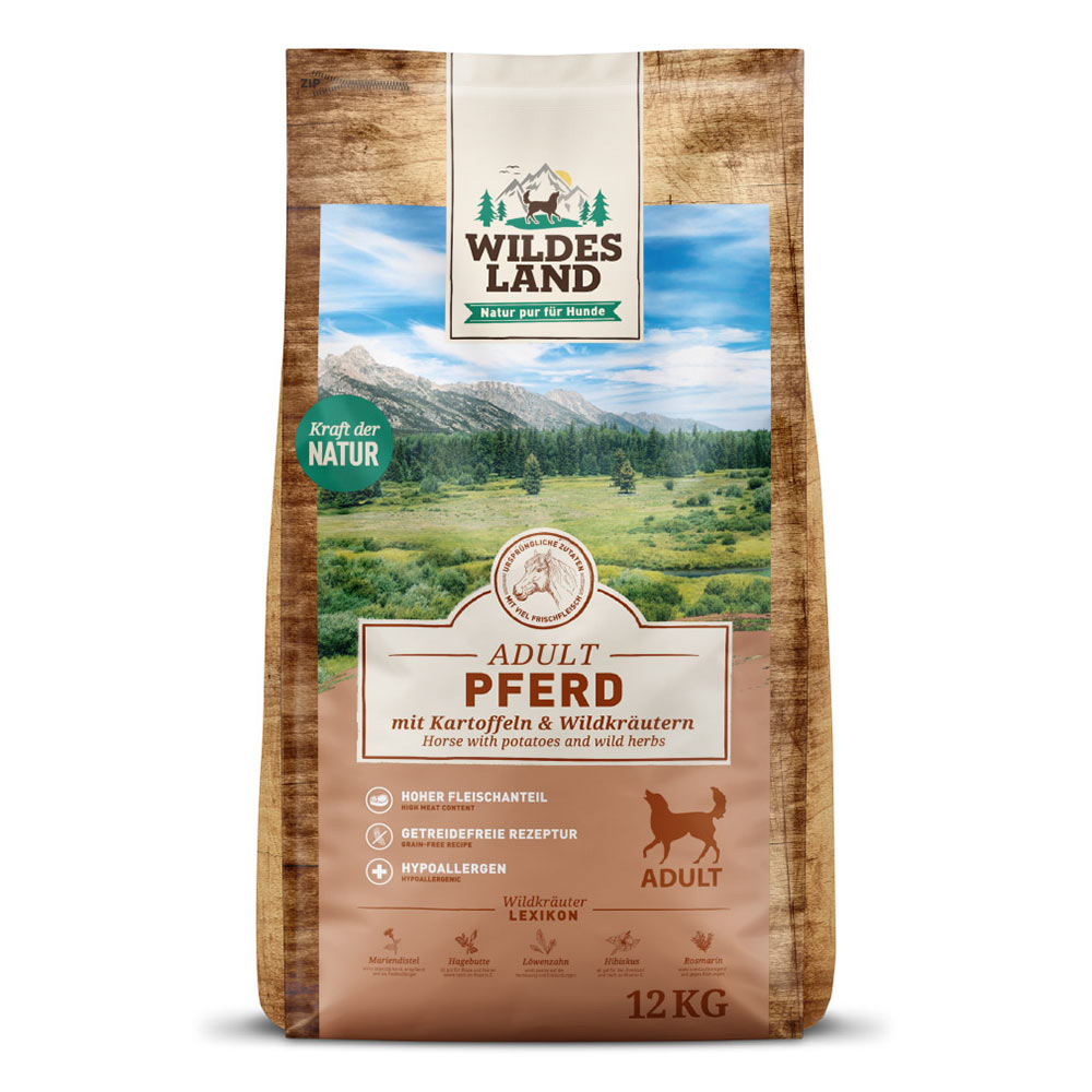 Wildes Land | Pferd mit Kartoffel | Classic Adult | 2 x 12 kg