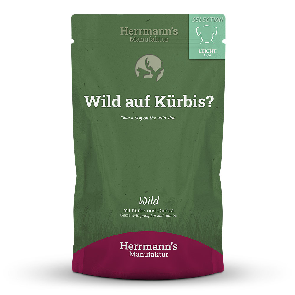 Herrmann's | Wild mit Kürbis und Quinoa | Selection Light | 14 x 150 g