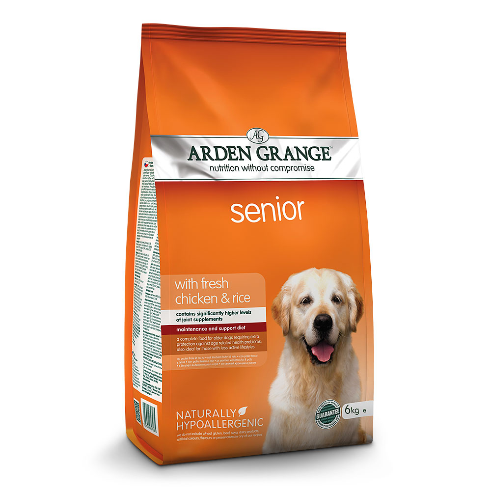 Arden Grange | Mit frischem Huhn & Reis | Senior | 6 kg