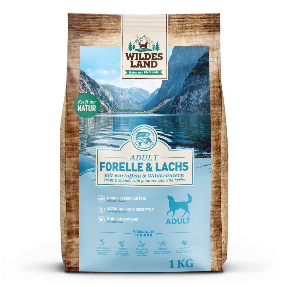 Wildes Land | Forelle & Lachs mit Kartoffel | Classic Adult | 1 kg