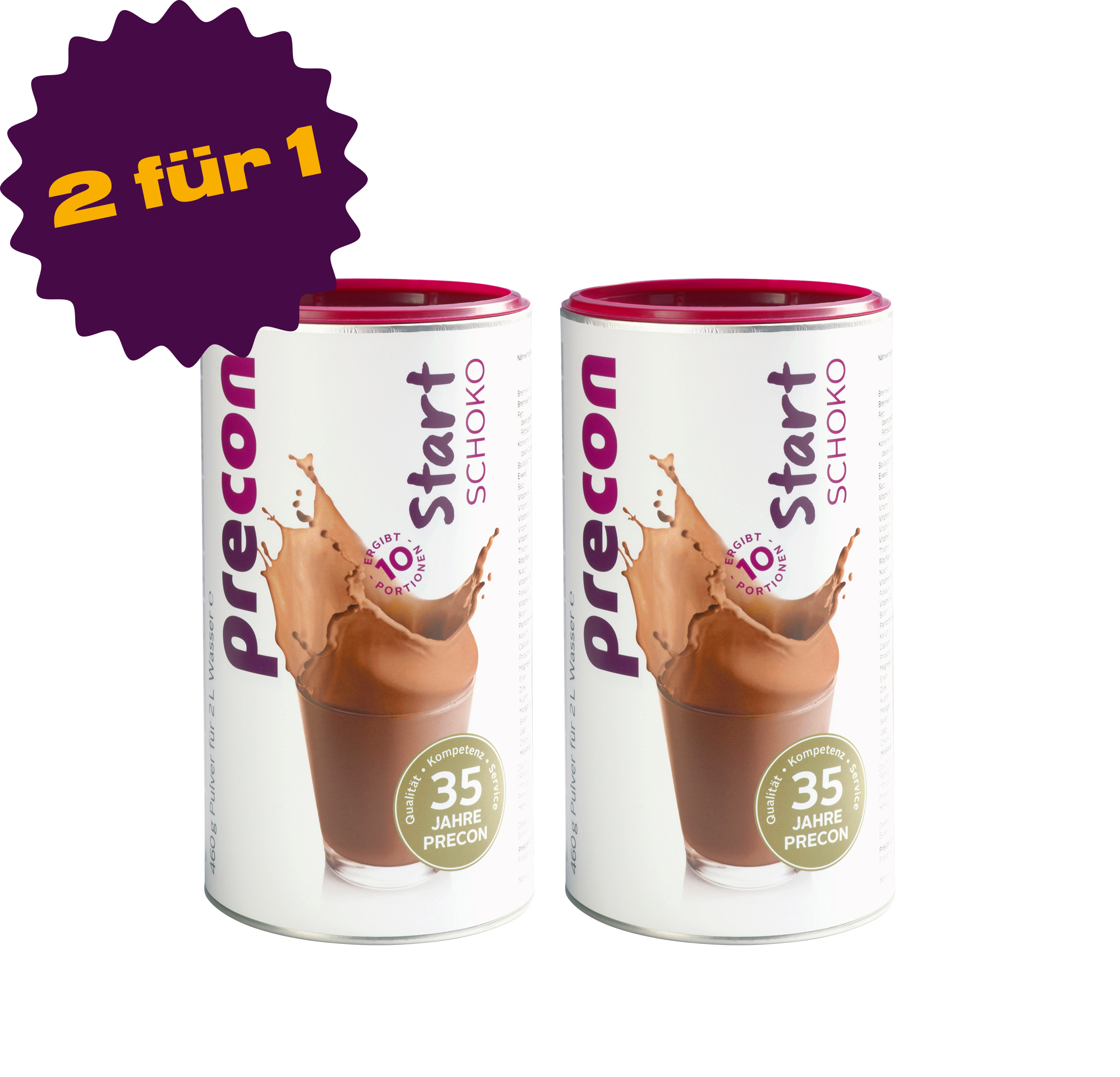 Precon Diät - 2 für 1 Start Shake Schoko Aktion (2 Artikel)