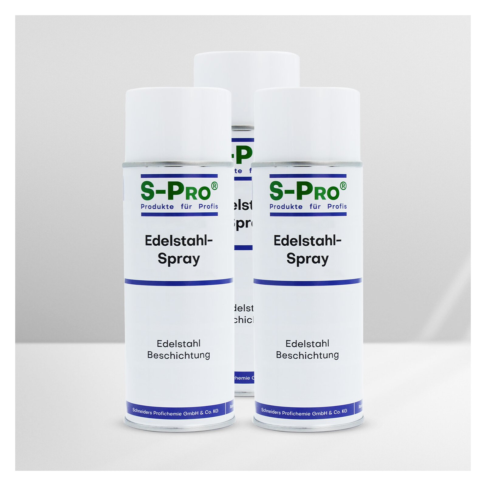 S-Pro Edelstahl-Spray 3 Dosen-Set