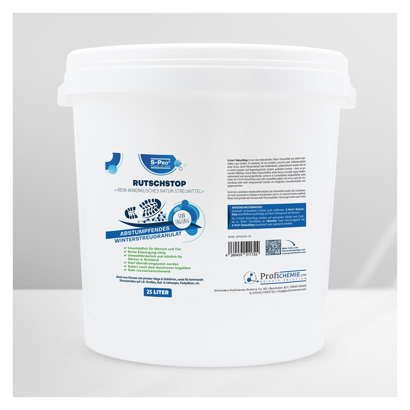 S-Pro® RutschStop Winterstreugranulat Eimer 25 Liter
