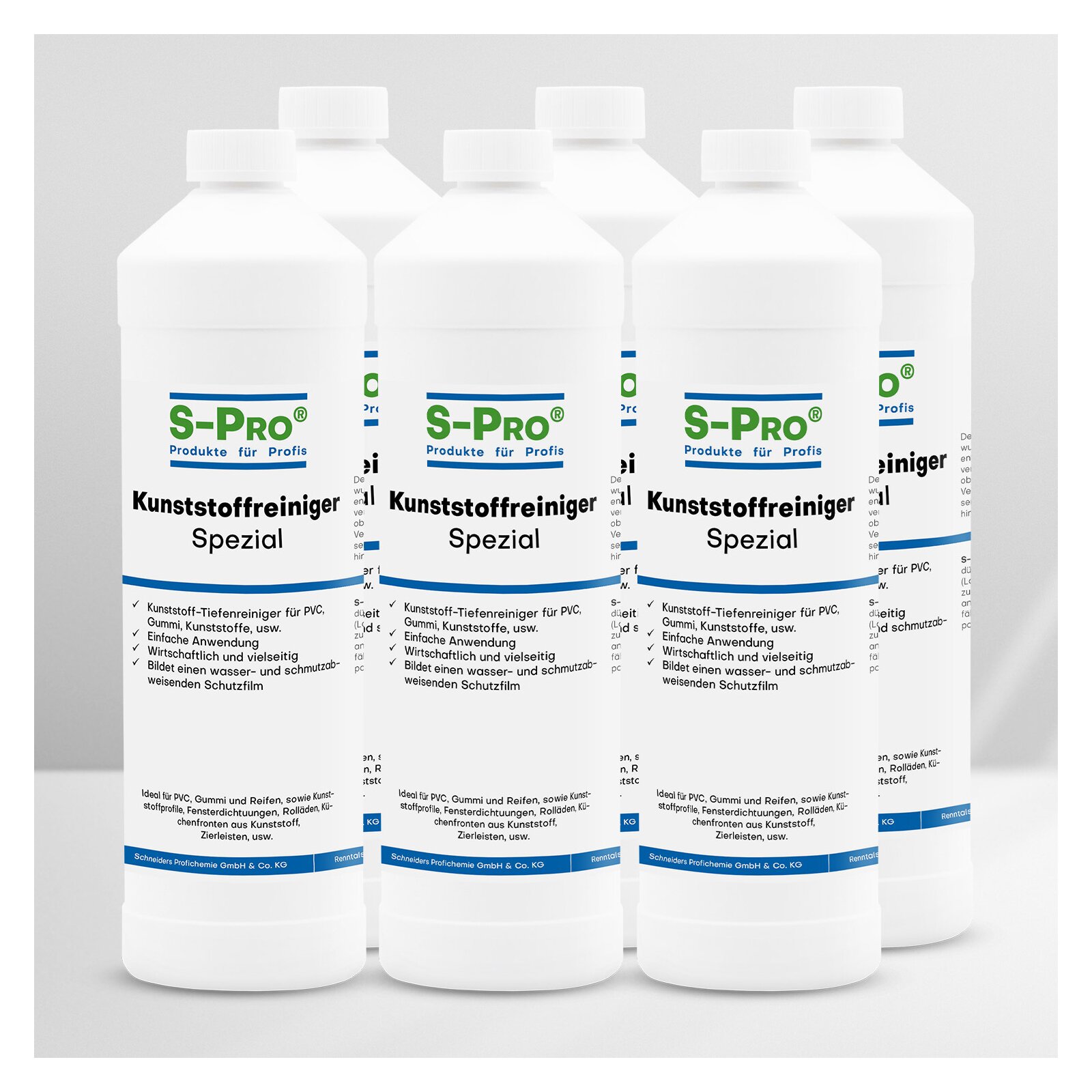 S-Pro® Kunststoffreiniger Spezial 6x 1Liter Karton