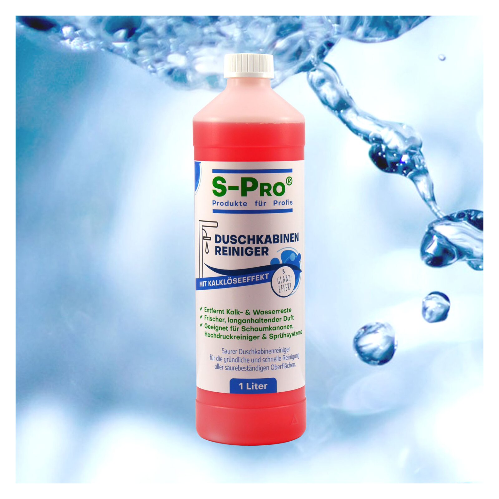 S-Pro® Duschkabinenreiniger 1 Liter