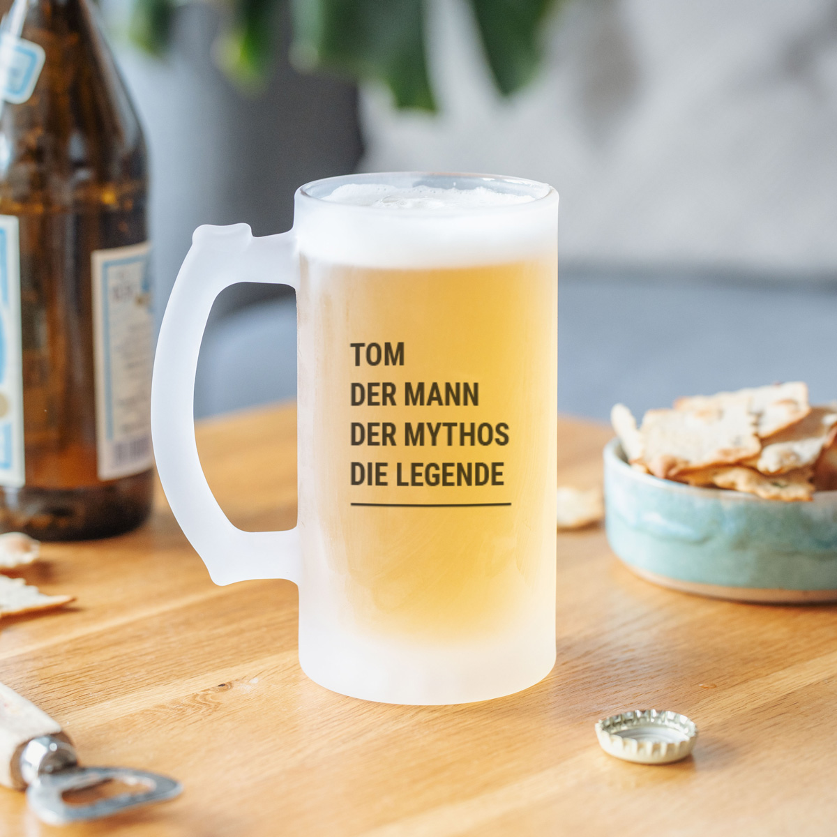 Personalisierbarer Bierkrug mit Namen, Geschenke für Männer, Weihnachtsgeschenk, Geburtstagsgeschenk, Geschenk für Männer, Geschenk für Freund, Geschenk für Bruder, Geschenk für Papa, Witzige Geschenke, Romantische Geschenke, Hochzeitsgeschenk, Kleine Ges