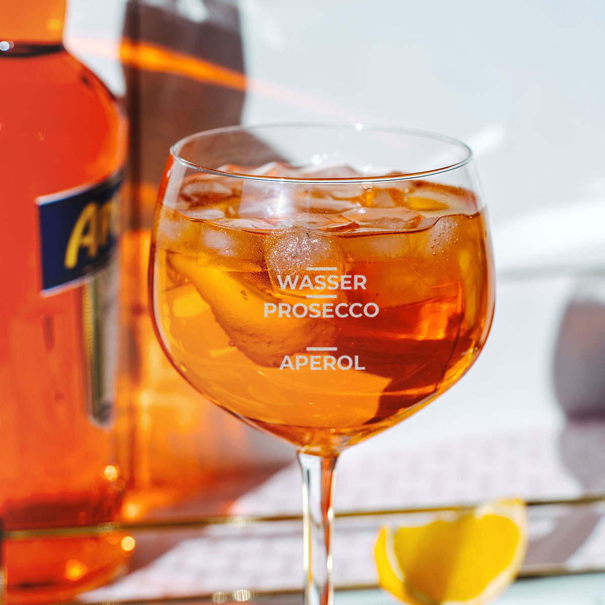 Personalisierbares Aperol Spritz Glas, Weihnachtsgeschenk, Geburtstagsgeschenk, Geschenke für Frauen, Geschenke für Freundin, Geschenk für Schwester, Geschenk für Mama, Witzige Geschenke, Kleine Geschenke, Geschenk, Geschenkidee