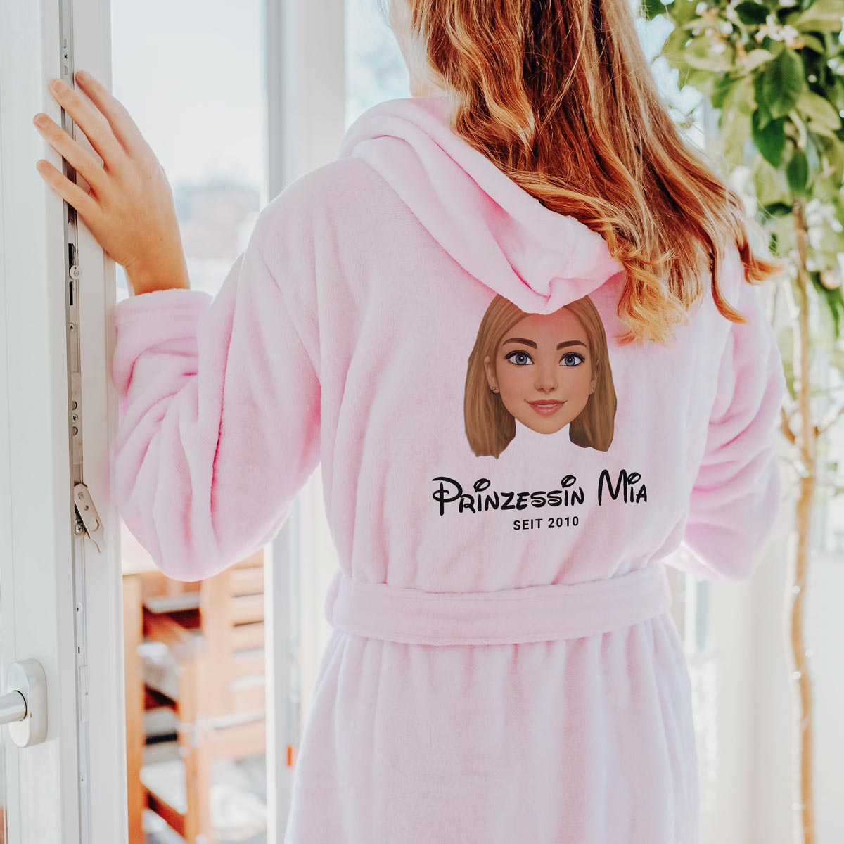 Cartoon Yourself Bademantel mit Foto und Name, Weihnachtsgeschenk, Fotogeschenk, Witzige Geschenke, Romantische Geschenke, Hochzeitsgeschenk, Kleine Geschenke, Geschenk, Geschenkidee