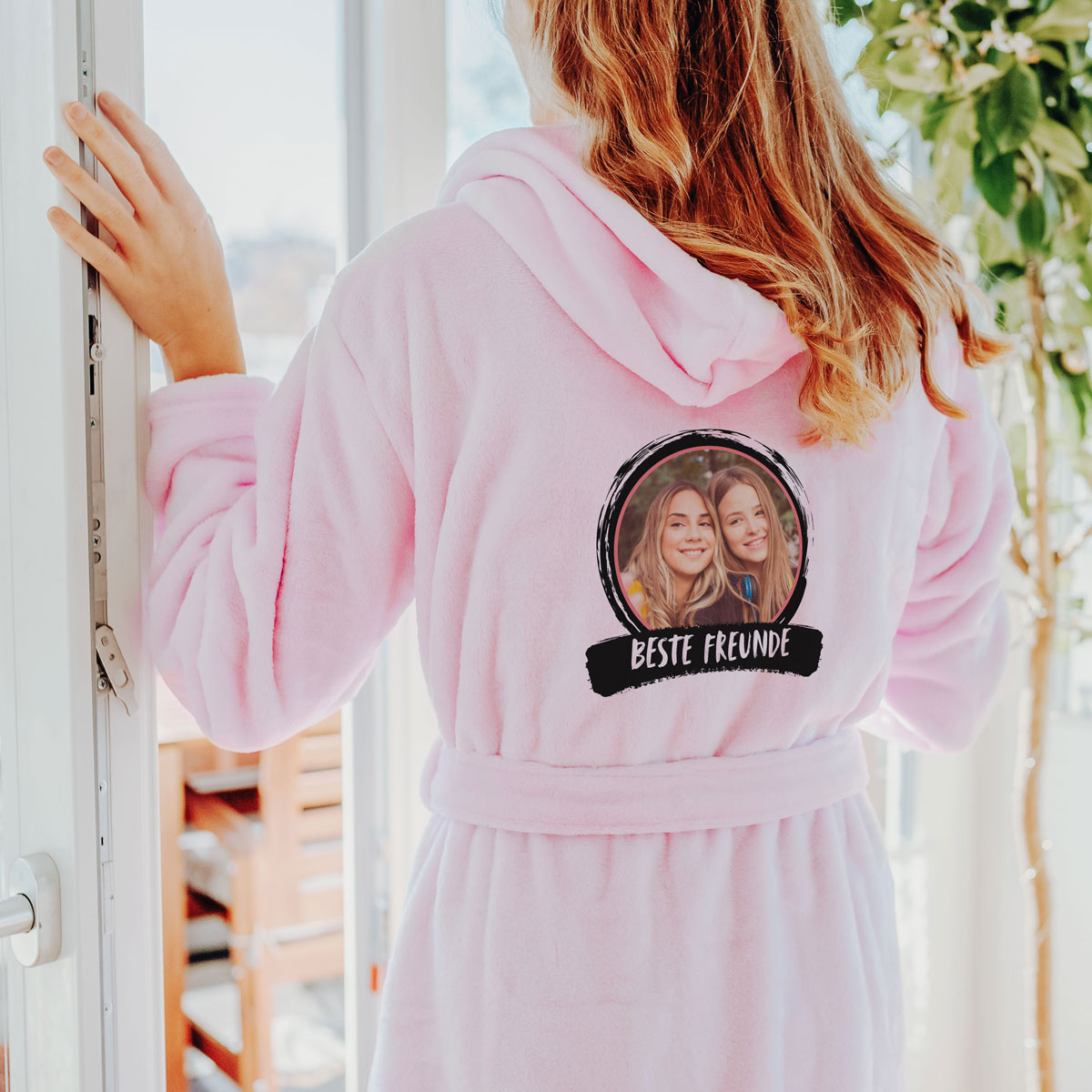 Personalisierbarer Bademantel mit Foto & Text, Weihnachtsgeschenk, Fotogeschenk, Geburtstagsgeschenk, Geschenke für Frauen, Geschenke für Freundin, Geschenk für Schwester, Geschenk für Mama, Witzige Geschenke, Romantische Geschenke, Hochzeitsgeschenk, Ges