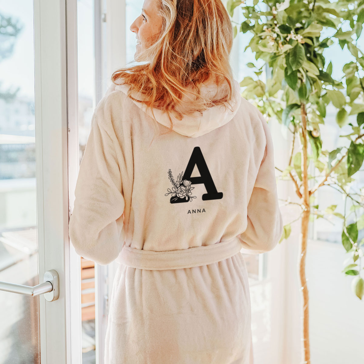 Personalisierbarer Bademantel mit Monogramm, Valentinstag Geschenk, Geburtstagsgeschenk, Geschenke für Frauen, Geschenke für Freundin, Geschenk für Schwester, Witzige Geschenke, Geschenk, Geschenkidee