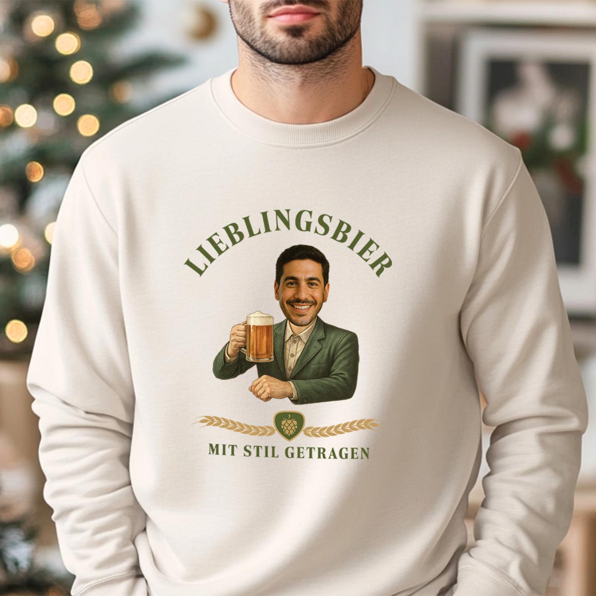 Personalisierbarer Pullover mit Logo und Gesicht, Weihnachtsgeschenk, Fotogeschenk, Witzige Geschenke, Romantische Geschenke, Hochzeitsgeschenk, Kleine Geschenke, Geschenk, Geschenkidee