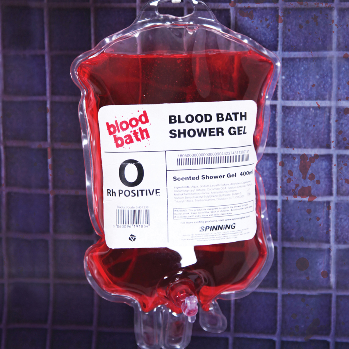 Blut Duschgel, Scherzartikel, Kirsche, Aroma, Duft, Duschen, Badezimmer, rot, Horror, Beutel, Halloween, Schock, Spaß, Party, Geschenk, Weihnachtsgeschenk, Witzige Geschenke, Romantische Geschenke, Hochzeitsgeschenk, Geschenk, Geschenkidee