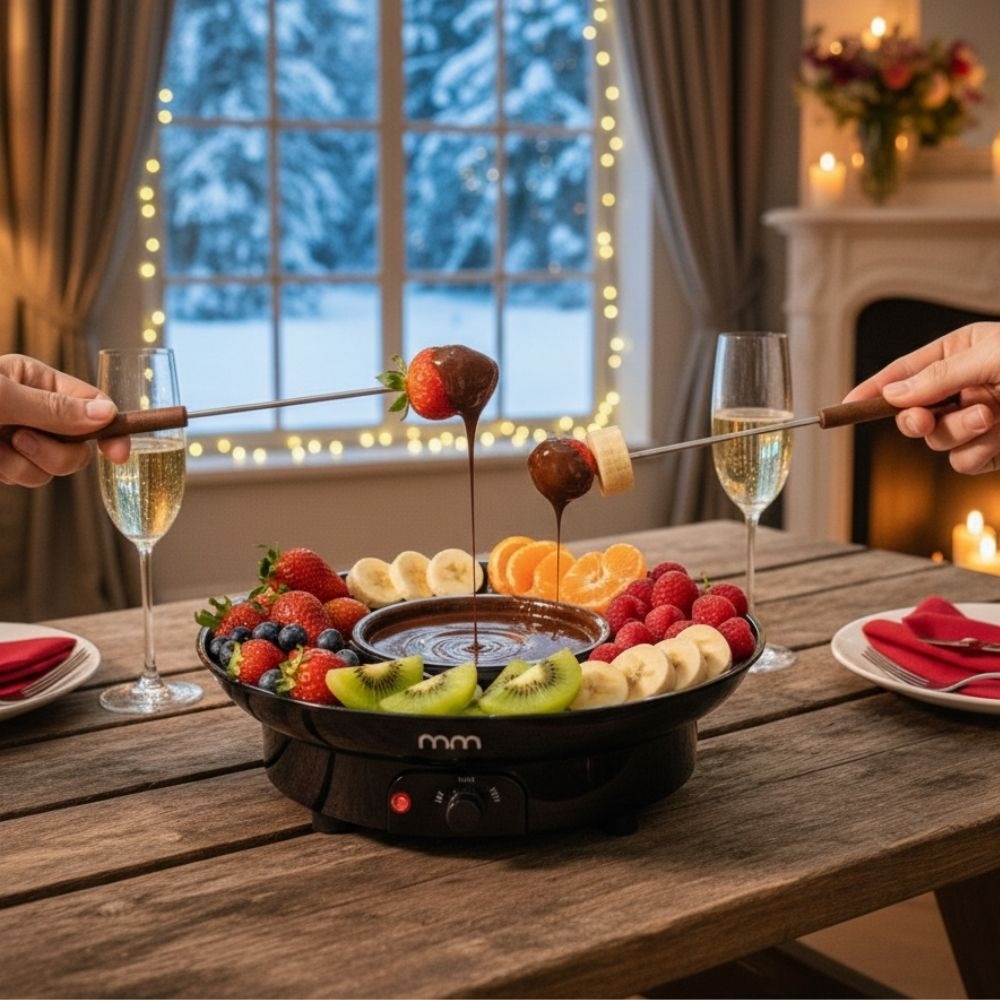 Elektrisches Fondue Set, Valentinstag Geschenk, Romantische Geschenke, Hochzeitsgeschenk, Geschenk, Geschenkidee