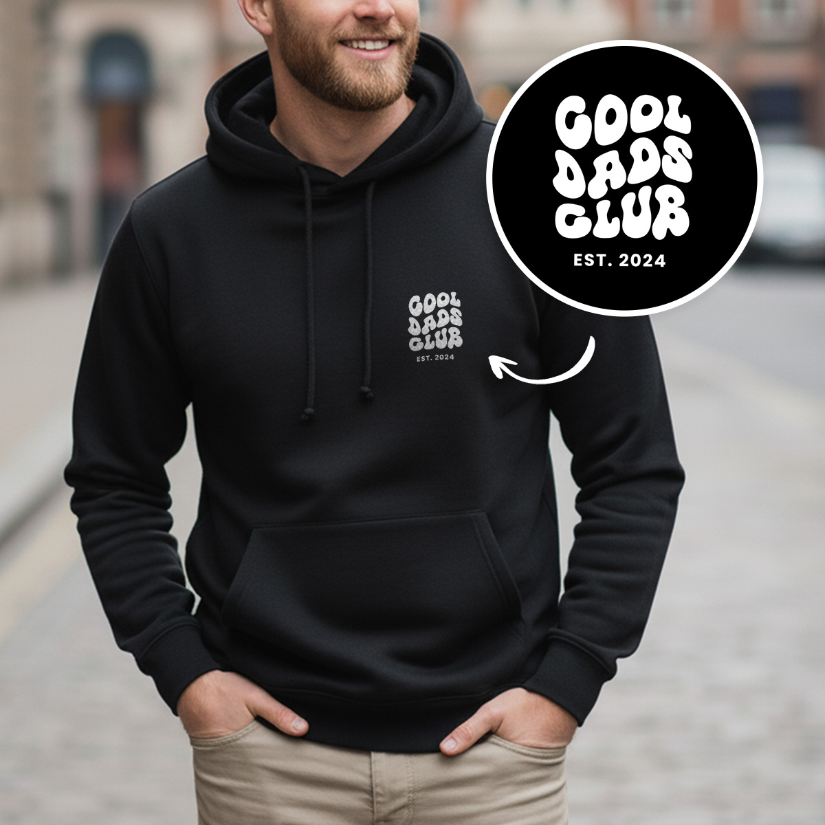 Personalisierbarer Kapuzenpullover Cool Moms & Dads Club, Witzige Geschenke, Romantische Geschenke, Hochzeitsgeschenk, Kleine Geschenke, Geschenk, Geschenkidee