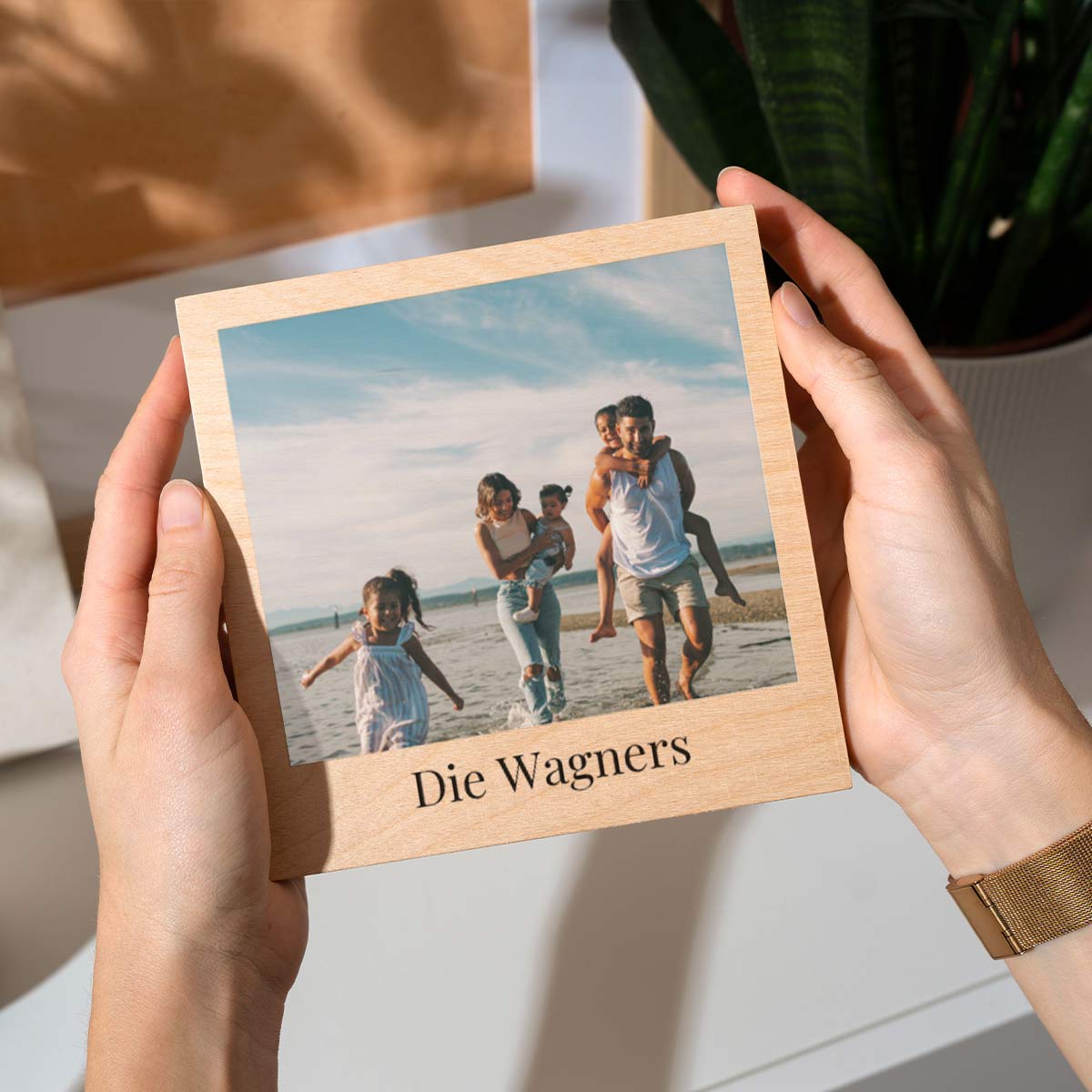 Personalisierbarer Holzblock mit Foto und Text, Weihnachtsgeschenk, Fotogeschenk, Geburtstagsgeschenk, Geschenk für Männer, Geschenk für Freund, Geschenk für Bruder, Geschenke für Frauen, Geschenke für Freundin, Geschenk für Schwester, Geschenk für Mama, 