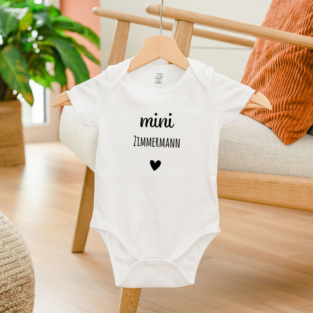 Personalisierbarer Baby Body mit Name und Symbol, Weihnachtsgeschenk, Geschenk für Mama, Kleine Geschenke, Geschenk, Geschenkidee