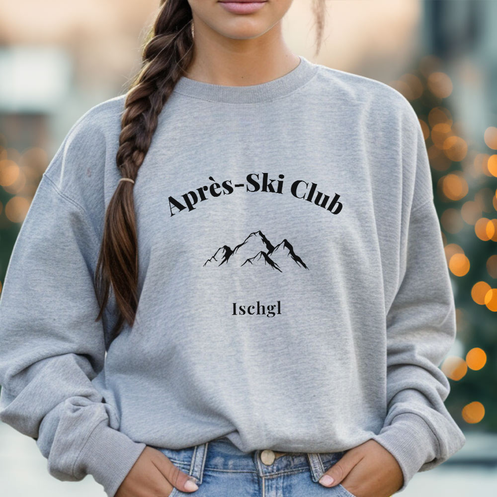 Personalisierbarer Pullover Après-Ski Club, Geschenk für Männer, Geschenk für Freund, Geschenk für Bruder, Witzige Geschenke, Romantische Geschenke, Hochzeitsgeschenk, Kleine Geschenke, Geschenk, Geschenkidee