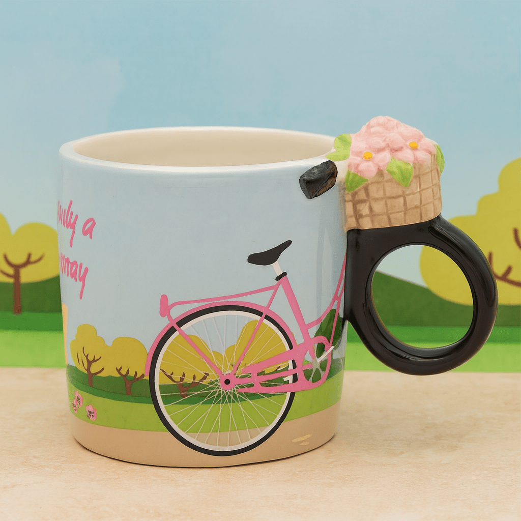 City Bike Kaffeebecher, Witzige Geschenke, Romantische Geschenke, Hochzeitsgeschenk, Kleine Geschenke, Geschenk, Geschenkidee