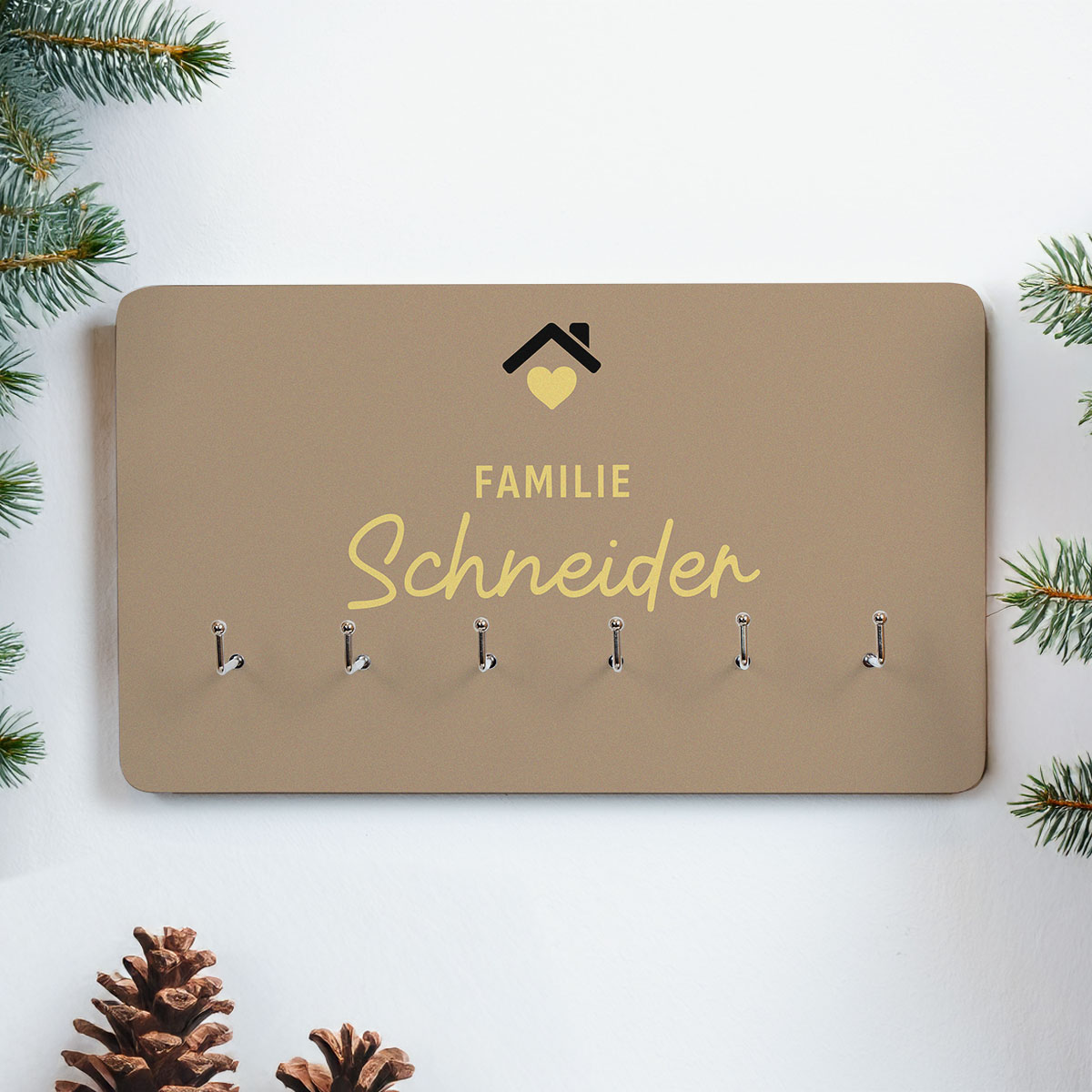 Personalisierbare Schlüsselbrett mit Text und Symbol, Weihnachtsgeschenk, Witzige Geschenke, Romantische Geschenke, Hochzeitsgeschenk, Kleine Geschenke, Geschenk, Geschenkidee