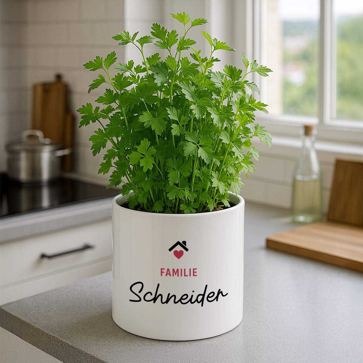 Personalisierbarer Blumentopf mit Text und Symbol, Weihnachtsgeschenk, Romantische Geschenke, Hochzeitsgeschenk, Kleine Geschenke, Geschenk, Geschenkidee