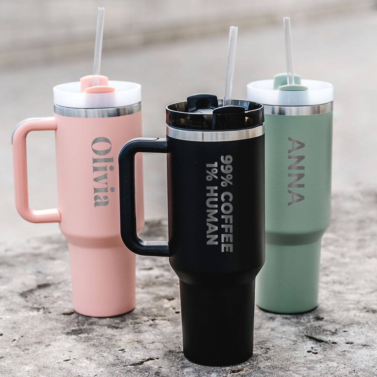 Personalisierbarer Trinkbecher mit Strohhalm und Text, Weihnachtsgeschenk, Geburtstagsgeschenk, Geschenke für Frauen, Geschenke für Freundin, Geschenk für Schwester, Witzige Geschenke, Kleine Geschenke, Geschenk, Geschenkidee