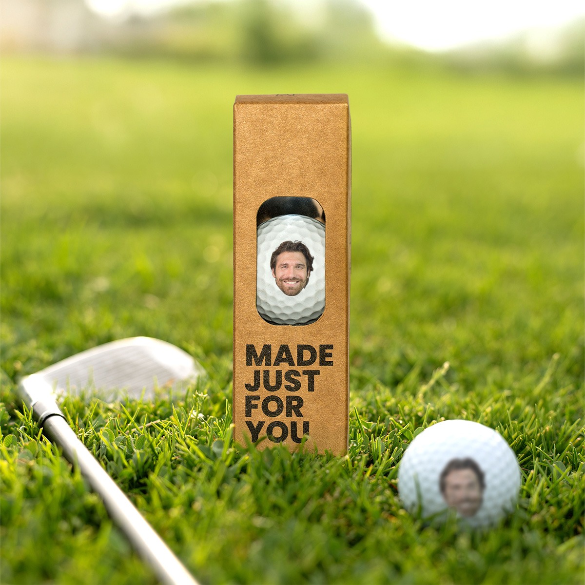 Personalisierbare Golfbälle 3er Set mit Gesicht, Fotogeschenk, Geburtstagsgeschenk, Geschenk für Männer, Geschenk für Freund, Geschenk für Bruder, Geschenk für Papa, Witzige Geschenke, Romantische Geschenke, Hochzeitsgeschenk, Geschenk, Geschenkidee