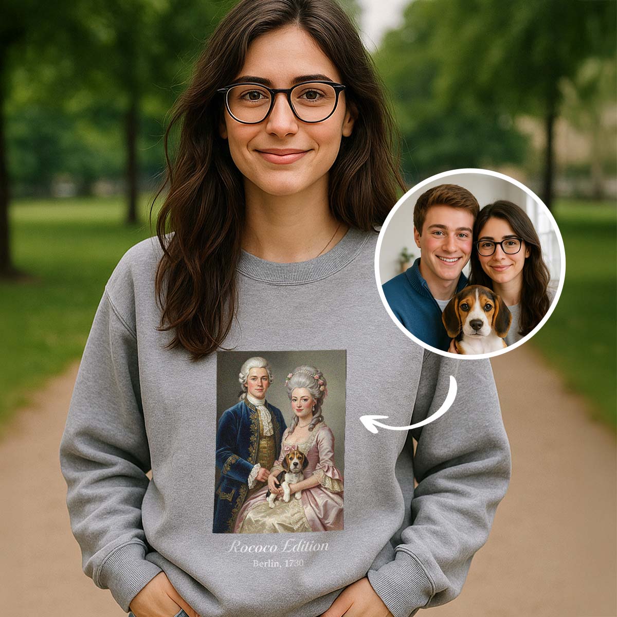 Personalisierbarer Gemälde Pullover, Weihnachtsgeschenk, Fotogeschenk, Witzige Geschenke, Romantische Geschenke, Hochzeitsgeschenk, Kleine Geschenke, Geschenk, Geschenkidee