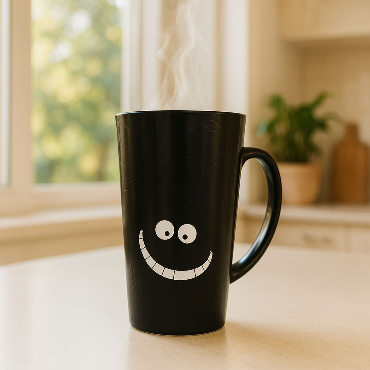 Wärmeempfindlicher Grinsekatze Kaffeebecher, Weihnachtsgeschenk, Witzige Geschenke, Kleine Geschenke, Geschenk, Geschenkidee