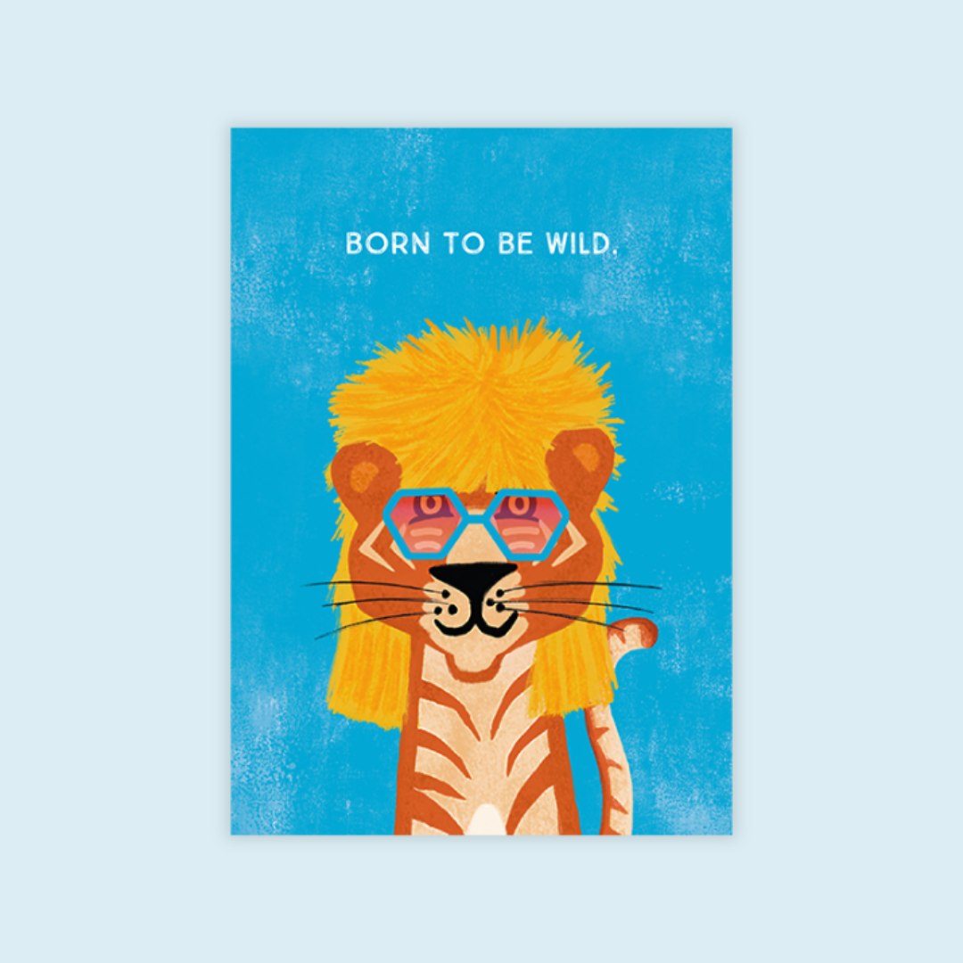 Geschenkkarte Born to be wild