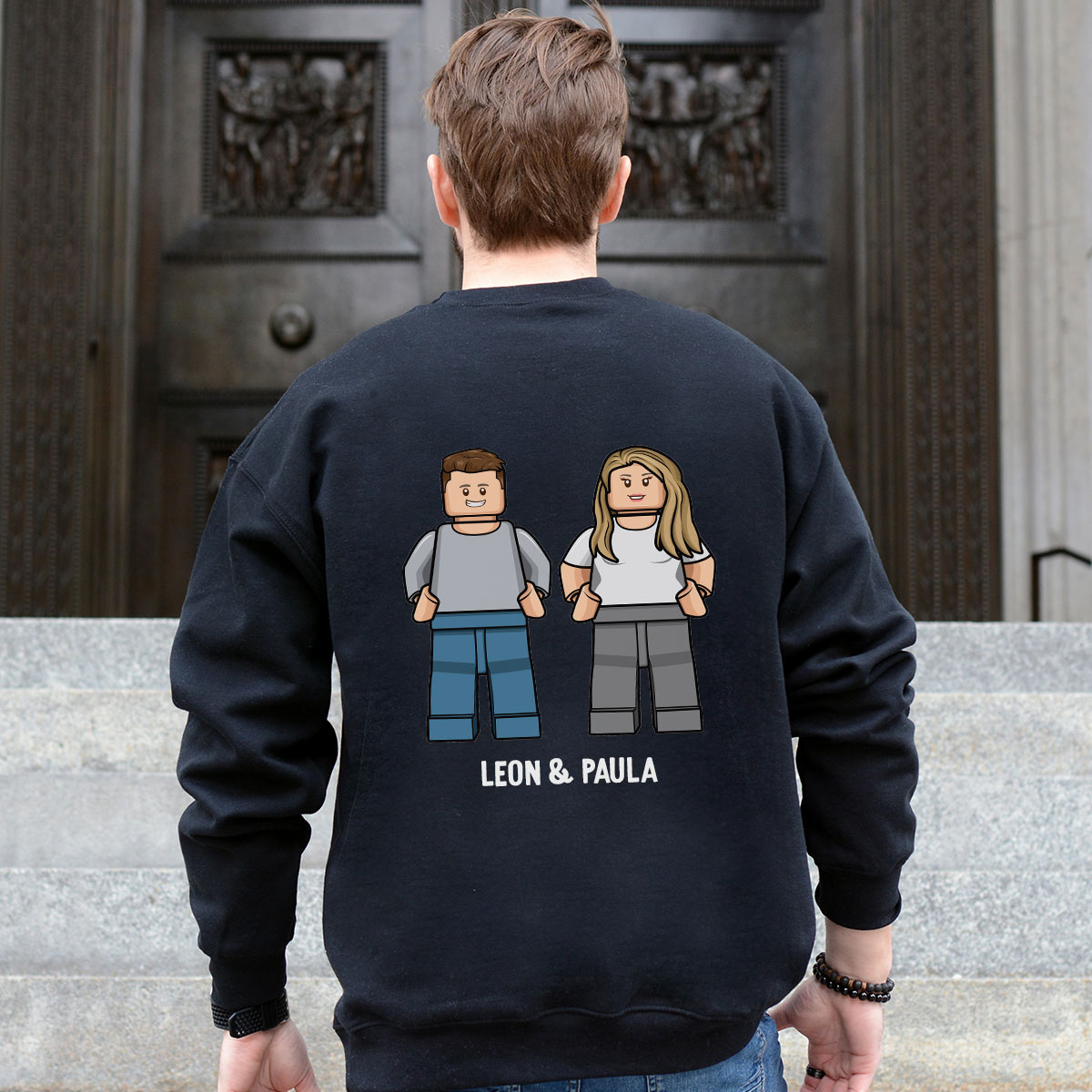 Personalisierbarer Pullover mit deiner Figur, Geschenk für Männer, Geschenk für Freund, Geschenk für Bruder, Geschenke für Frauen, Geschenke für Freundin, Geschenk für Schwester, Witzige Geschenke, Romantische Geschenke, Hochzeitsgeschenk, Kleine Geschenk