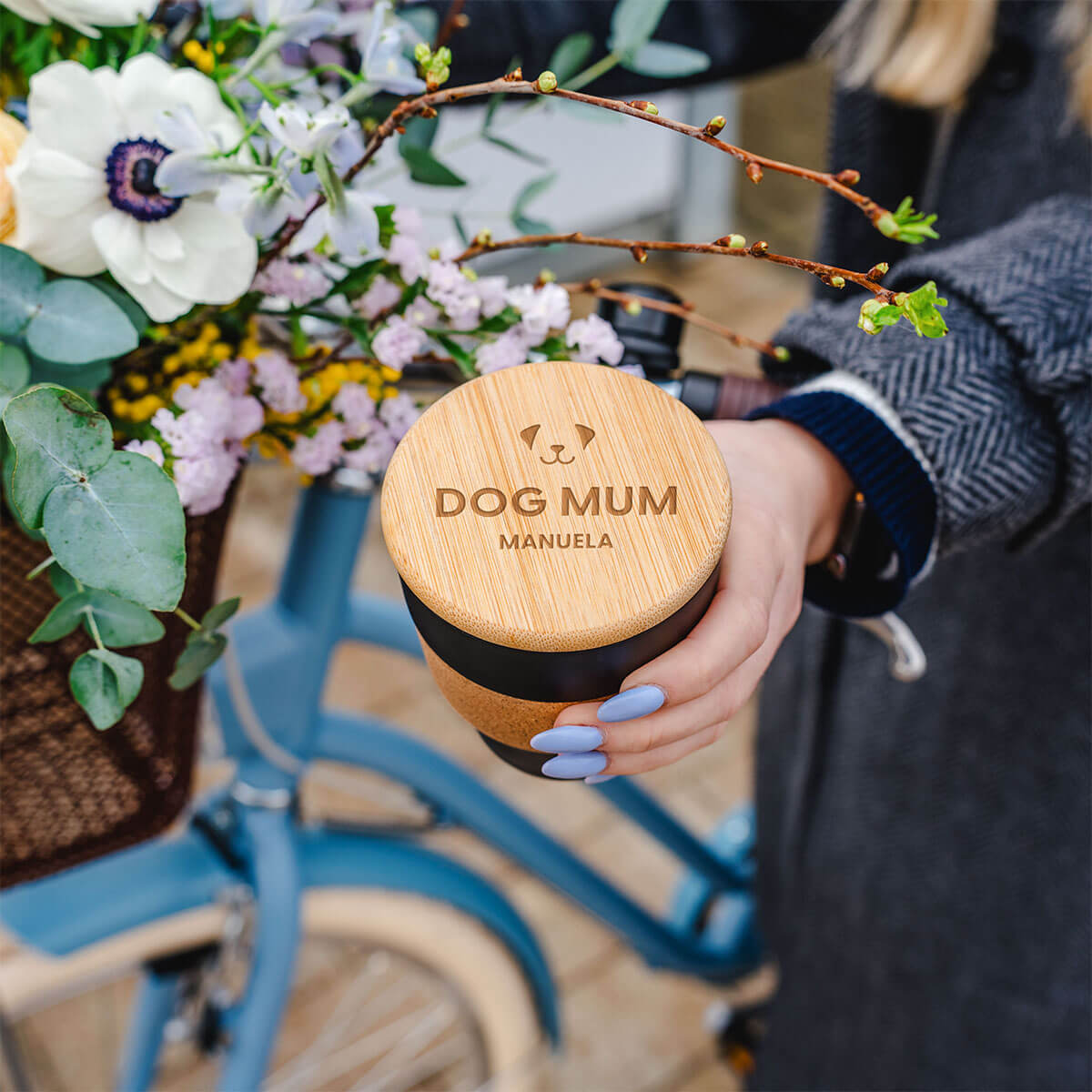 Personalisierbarer Kaffeebecher mit Symbol und Text, Weihnachtsgeschenk, Romantische Geschenke, Hochzeitsgeschenk, Kleine Geschenke, Geschenk, Geschenkidee