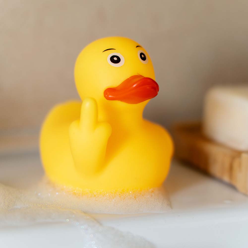 Mittelfinger Quietsche-Ente, Witzige Geschenke, Romantische Geschenke, Hochzeitsgeschenk, Kleine Geschenke, Geschenk, Geschenkidee
