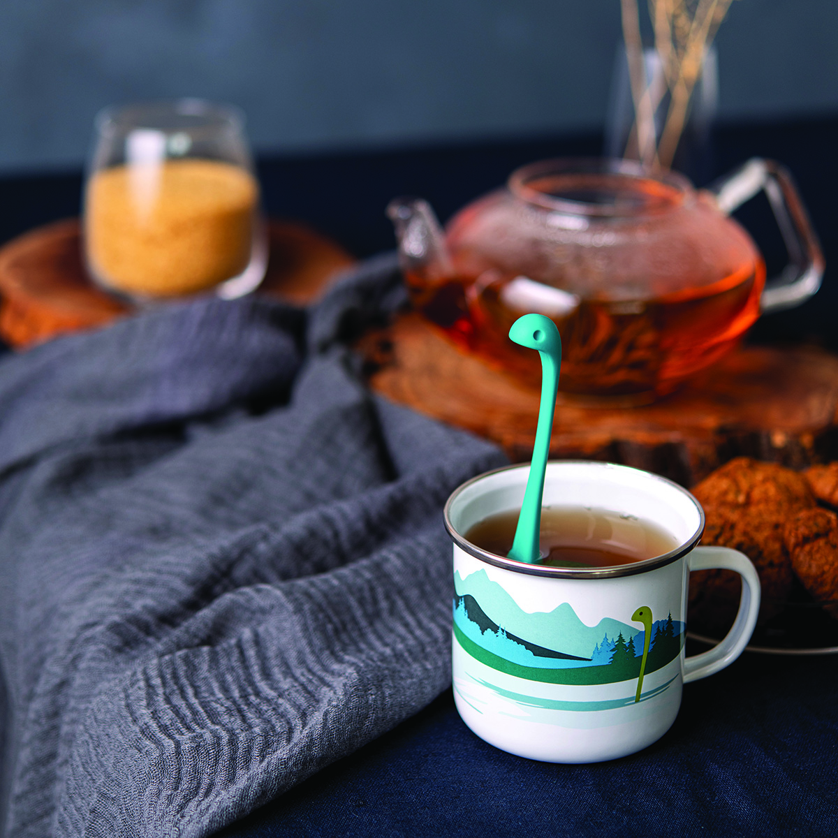 Nessie Tasse und Tee-Ei, Witzige Geschenke, Kleine Geschenke, Geschenk, Geschenkidee