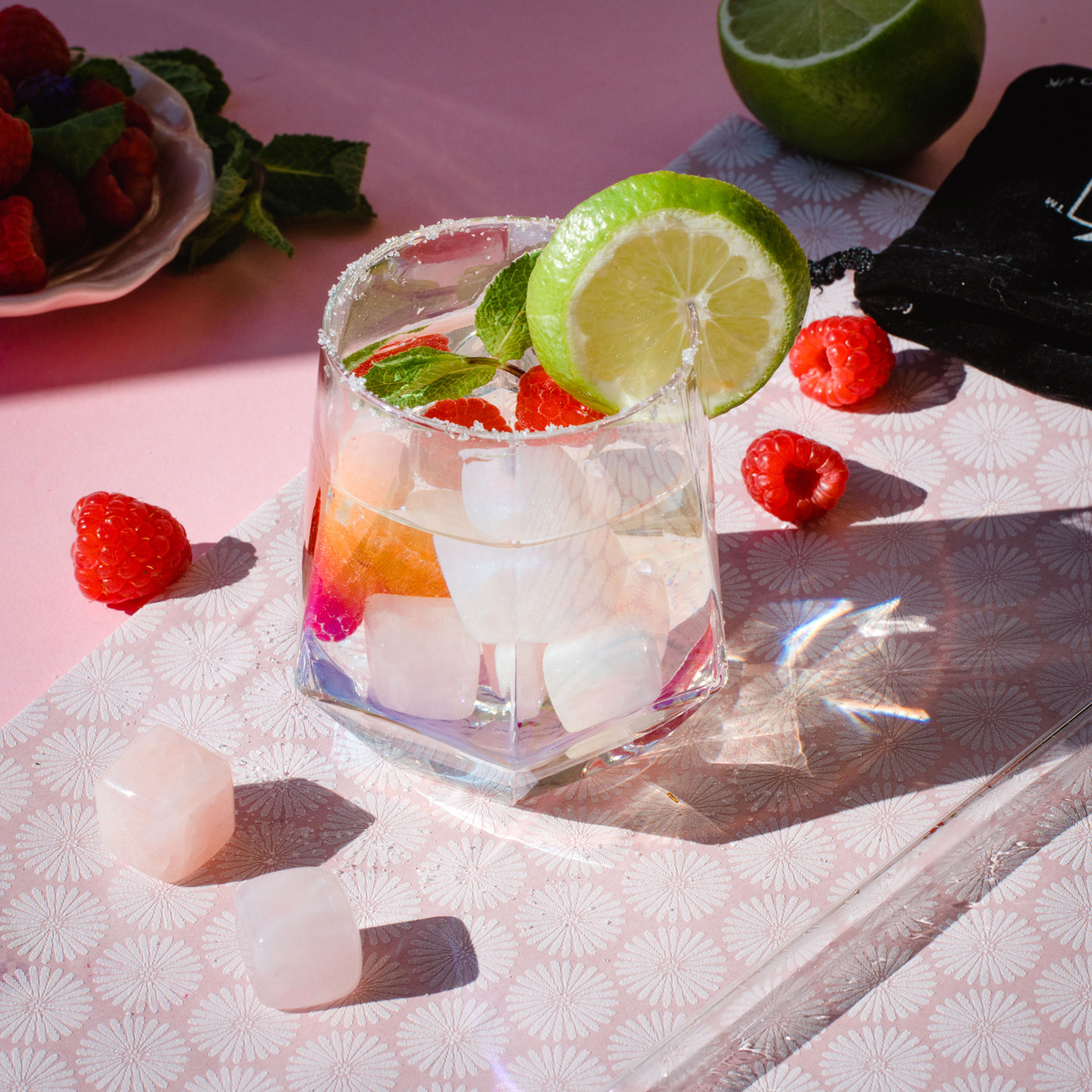 Kühlsteine aus rosa Quarz 6er-Set, Geschenke für Frauen, Geschenke für Freundin, Geschenk für Schwester, Geschenk für Mama, Romantische Geschenke, Hochzeitsgeschenk, Geschenk, Geschenkidee