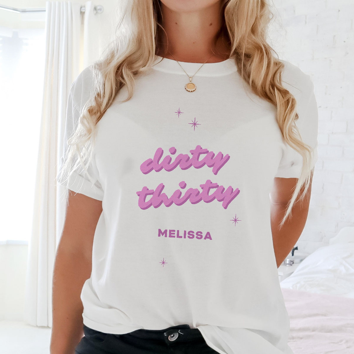 Personalisierbares Retro Text T-Shirt, Weihnachtsgeschenk, Geburtstagsgeschenk, Geschenke für Frauen, Geschenke für Freundin, Geschenk für Schwester, Witzige Geschenke, Romantische Geschenke, Hochzeitsgeschenk, Kleine Geschenke, Geschenk, Geschenkidee