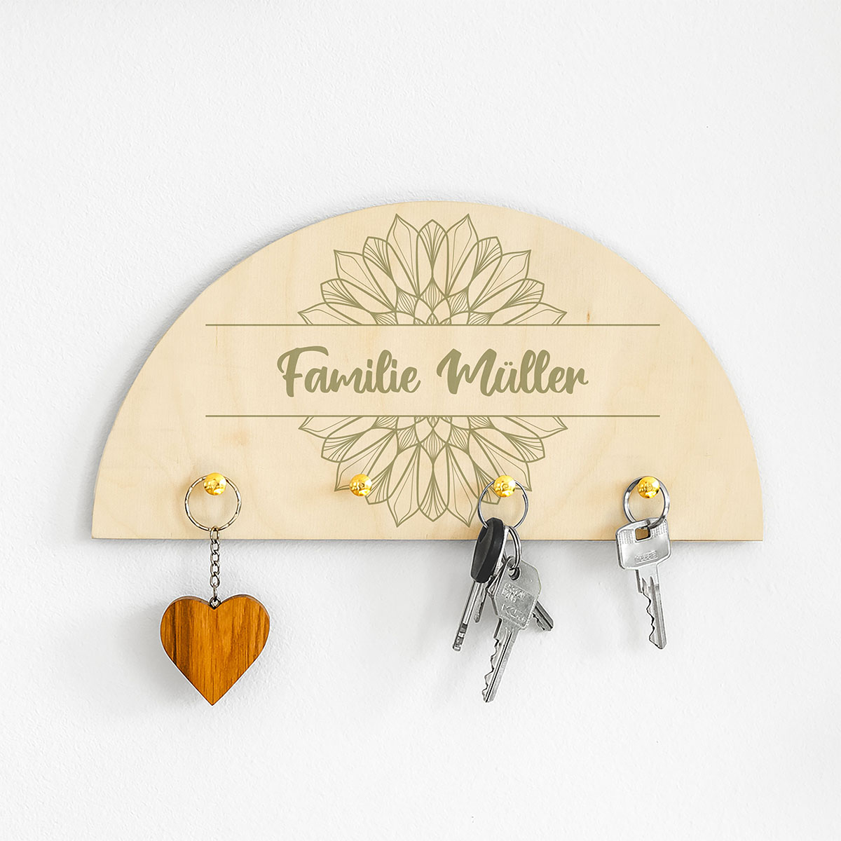 Personalisierbares Holz Schlüsselbrett Mandala mit Text, Weihnachtsgeschenk, Geschenk für Mama, Geschenk für Papa, Witzige Geschenke, Romantische Geschenke, Hochzeitsgeschenk, Kleine Geschenke, Geschenk, Geschenkidee