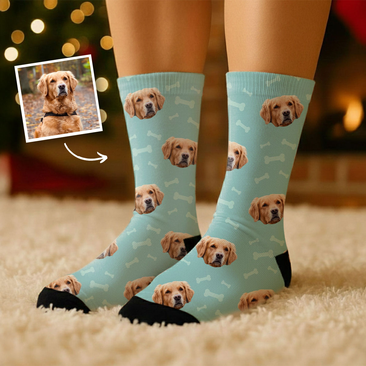 Personalisierbare Socken mit deinem Haustier, Valentinstag Geschenk, Geburtstagsgeschenk, Geschenke für Frauen, Geschenke für Freundin, Geschenk für Schwester, Geschenk für Mama, Witzige Geschenke, Romantische Geschenke, Hochzeitsgeschenk, Kleine Geschenk