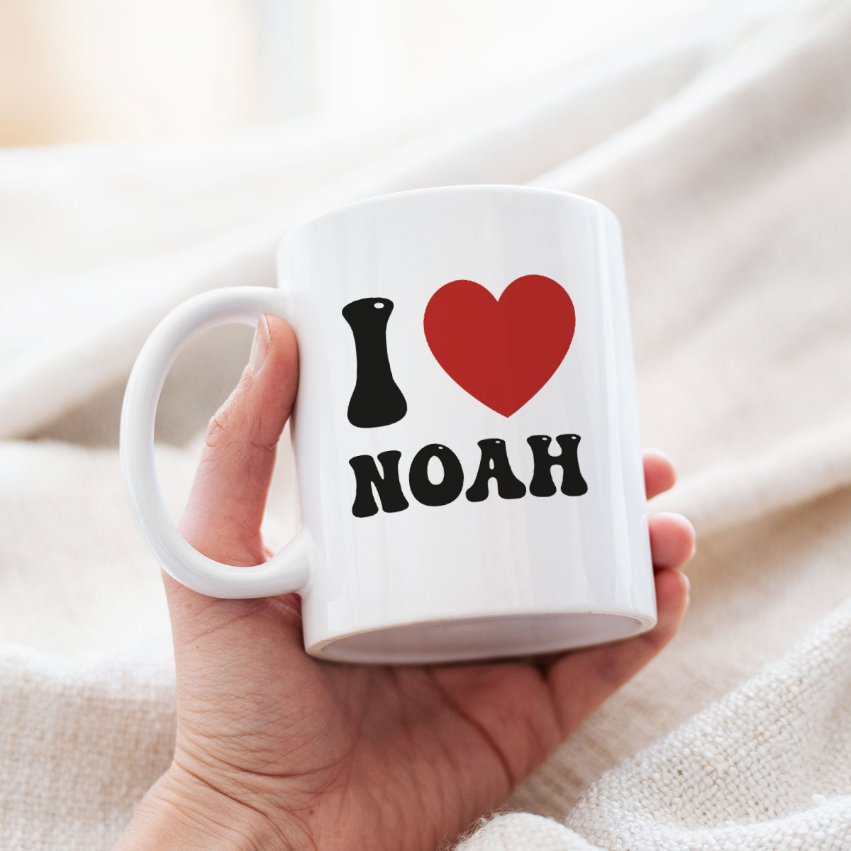 Personalisierbare I Love ... Tasse, Weihnachtsgeschenk, Witzige Geschenke, Romantische Geschenke, Hochzeitsgeschenk, Kleine Geschenke, Geschenk, Geschenkidee