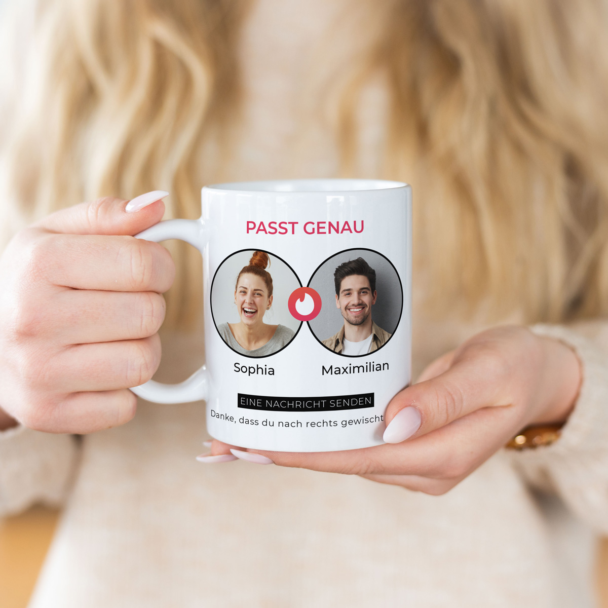 Personalisierbare It's A Match Tasse, Weihnachtsgeschenk, Fotogeschenk, Geschenk für Männer, Geschenk für Freund, Geschenk für Bruder, Witzige Geschenke, Romantische Geschenke, Hochzeitsgeschenk, Kleine Geschenke, Geschenk, Geschenkidee