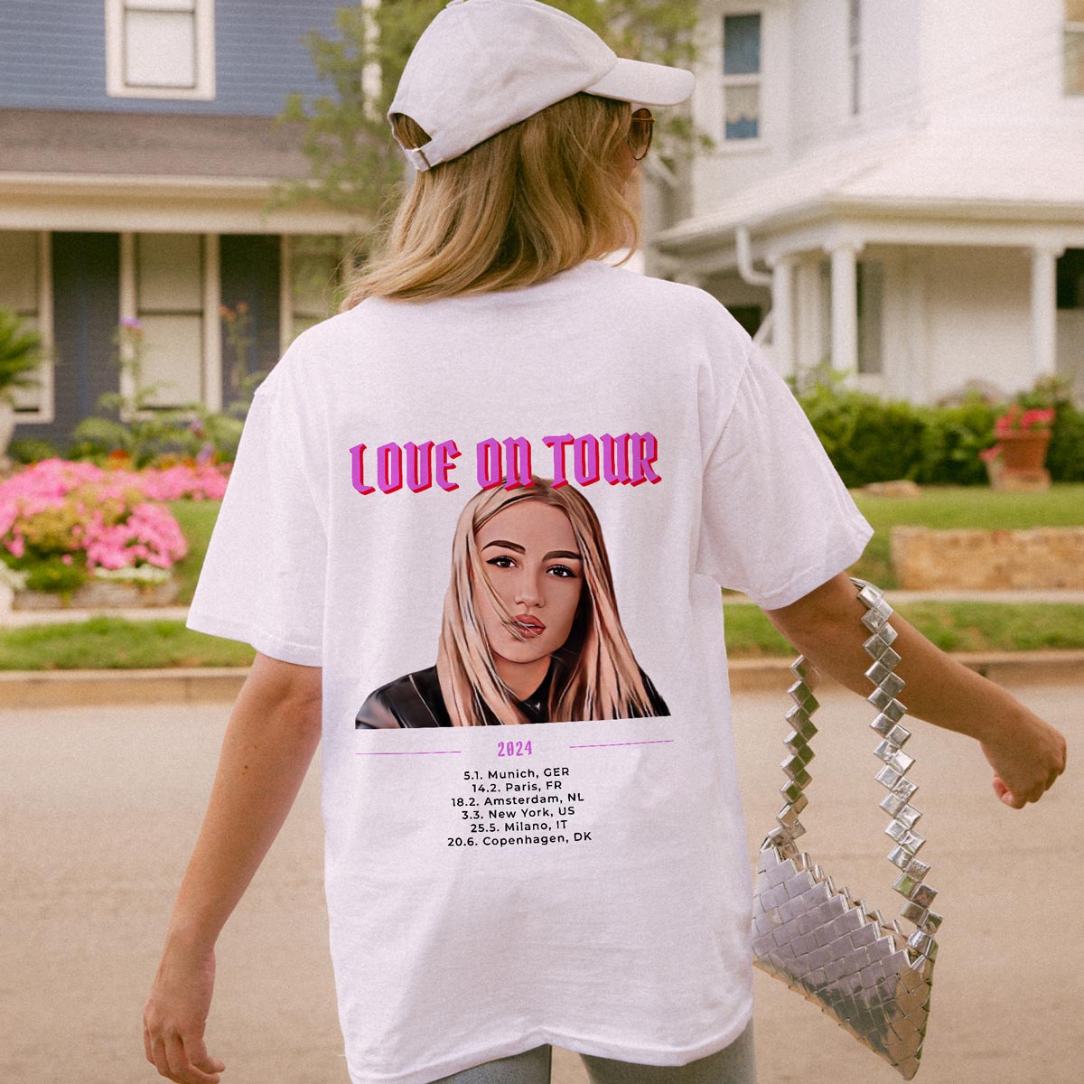 Personalisierbares Tour T-Shirt, Weihnachtsgeschenk, Geburtstagsgeschenk, Geschenk für Männer, Geschenk für Freund, Geschenk für Bruder, Geschenke für Frauen, Geschenke für Freundin, Geschenk für Schwester, Witzige Geschenke, Romantische Geschenke, Hochze