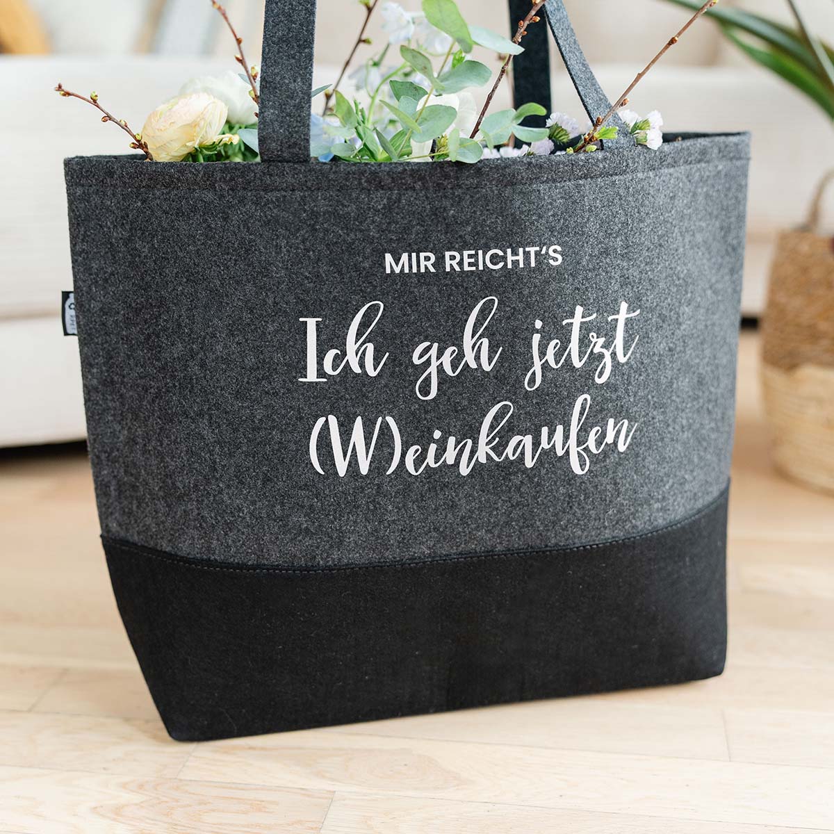 Personalisierbare Filztasche mit Text, Weihnachtsgeschenk, Geburtstagsgeschenk, Geschenke für Frauen, Geschenke für Freundin, Geschenk für Schwester, Geschenk für Mama, Romantische Geschenke, Hochzeitsgeschenk, Kleine Geschenke, Geschenk, Geschenkidee