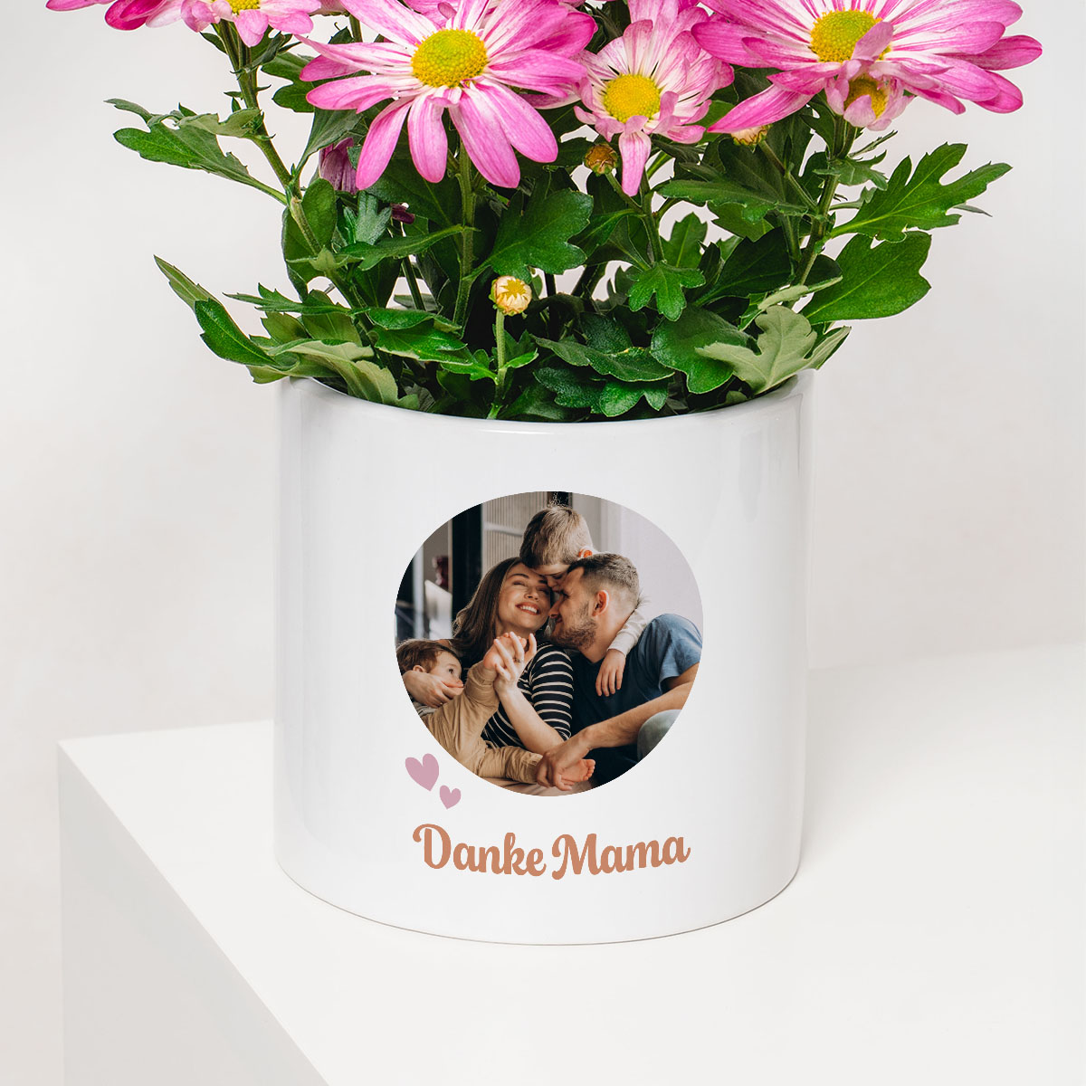 Personalisierbarer Blumentopf mit Foto und Text, Weihnachtsgeschenk, Fotogeschenk, Geschenk für Mama, Romantische Geschenke, Hochzeitsgeschenk, Kleine Geschenke, Geschenk, Geschenkidee